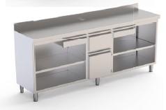 MUEBLE CAFETERO GRANITA  2.5m 250*60*105