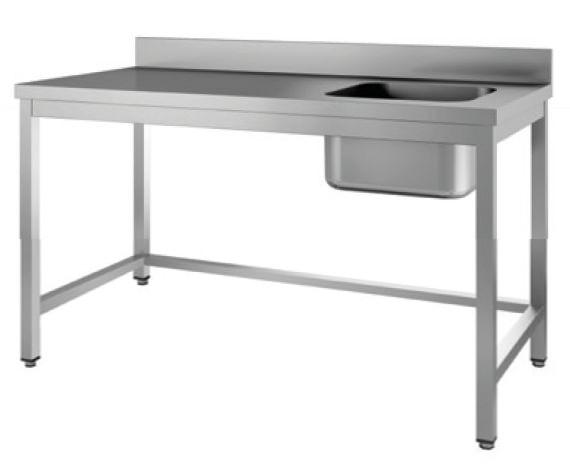 TPA 227 CHEF PREPARATION TABLE 700 WITHOUT SHELF