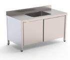 TPAA 247 GRANITA  CHEF PREPARATIONTABLE WITH DOORS WIDTH 700