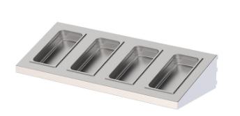 RI 104 ESTANTERIA PARED MOVIL INCLINADA PARA CUBETAS