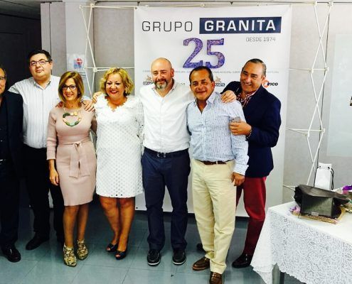 Homenaje a 4 empleados por sus 25 años en Grupo Granita