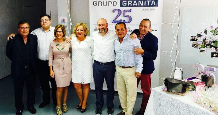 Homenaje a 4 empleados por sus 25 años en Grupo Granita